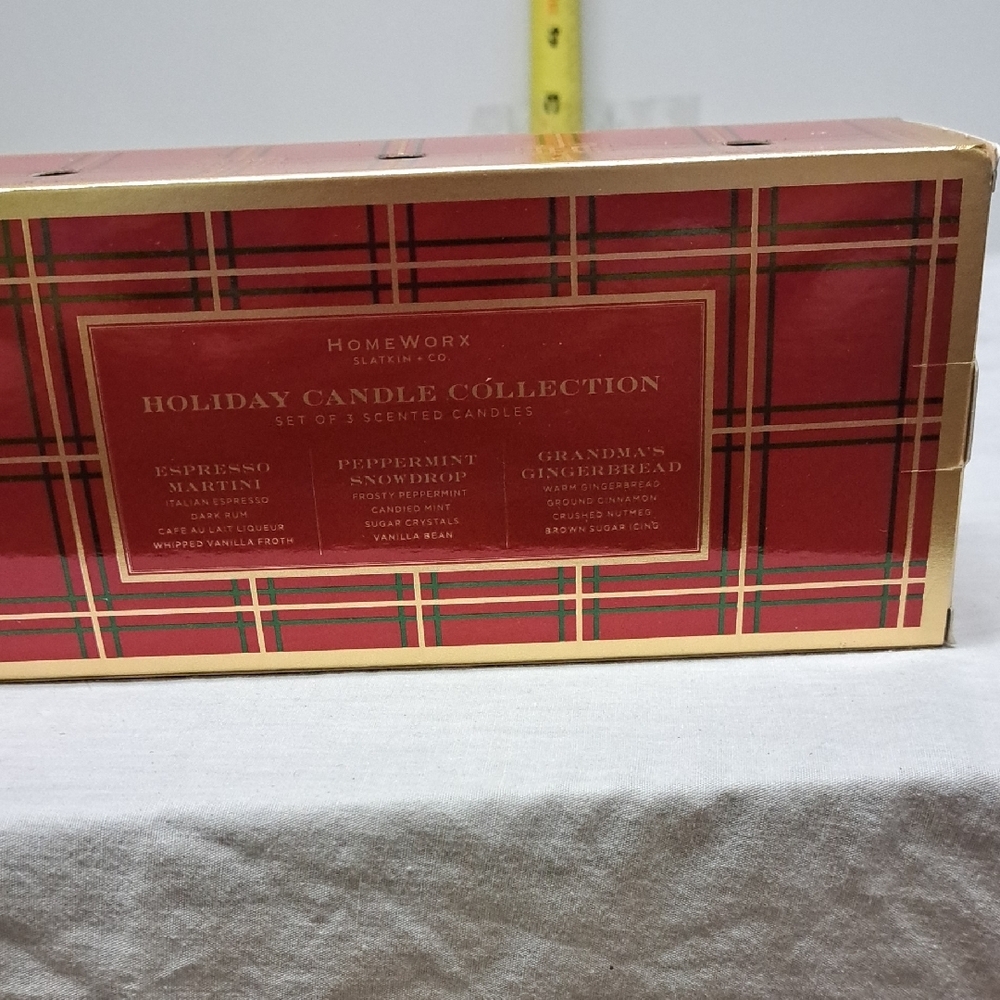 Holiday Candle Collection - Red, Brown, Gold - Picture 2 of 3